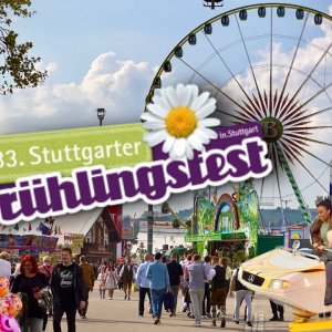 Partystimmung auf dem Stuttgarter Frühlingsfest 2023 |  - Clip by CoolKirmes