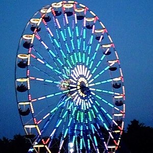 Beleuchtung Riesenrad Liberty Wheel (Gormanns) 10.09.2016 - YouTube