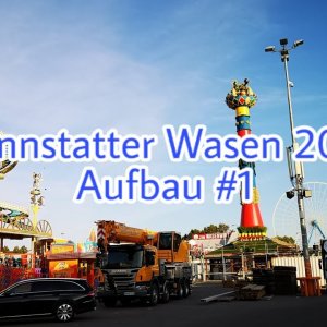 Cannstatter Wasen 2019 / Aufbau #1