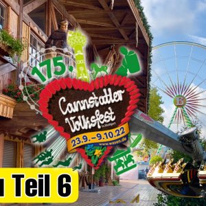175. Cannstatter Volksfest 2022 [Aufbau Teil 6] - Clip by CoolKirmes