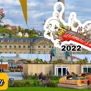 Historisches Volksfest Stuttgart 2022 [Aufbau] - Clip by CoolKirmes