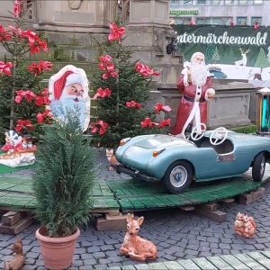 Kinderkarussell "Verkehrskindergarten" - Breuer @ Frankfurter Weihnachtsmarkt 2022 (Offride)